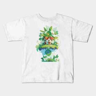 Lily Cloud House Kids T-Shirt